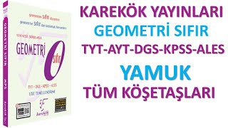 YAMUK TÜM KÖŞETAŞLARI KAREKÖK YAYINLARIGEOMETRİ SIFIR 2024 AÇILARIN ÇOCUĞU 2024tayfa geometri [upl. by Amando]