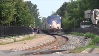 Amtrak Vermonter Around Essex Jct July 2012 [upl. by Lleryd]