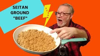 KETO SEITAN GROUND quotBEEFquot DELICIOUS HIGH PROTEIN VEGAN CRUMBLES [upl. by Aicia]