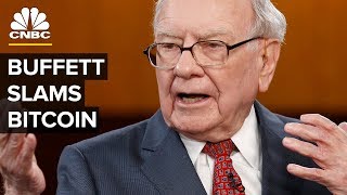 Warren Buffett Bitcoin Is An Asset That Creates Nothing  CNBC [upl. by Ihsoyim]