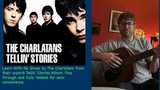 With No Shoes Guitar Lesson The Charlatans Tellin Stories 🎸 [upl. by Esenaj]