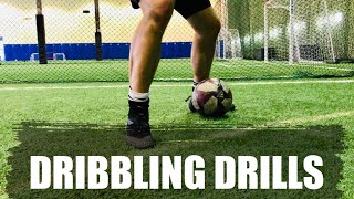 Soccer Dribbling Drills  Football Dribbling Skills Tutorial Beginner to Advanced [upl. by Rosenbaum]