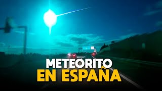 ¡Ultimo Minuto Meteorito es visto en cielo de España y Portugal [upl. by Netsirc569]