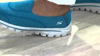 Skechers Gowalk2 Sneakers wGOGA Mat  Supersock 2 on QVC [upl. by Biagi72]