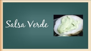 Como hacer salsa verde para asados [upl. by Joice]