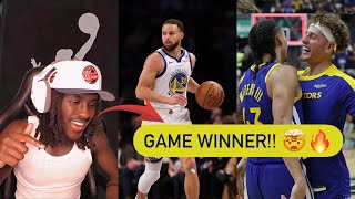 Warriors Vs Clippers GAME WINNER Preseason Highlights Reaction [upl. by Hametaf398]