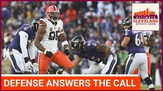 ANSWERING THE CALL Myles Garrett amp Browns defense STEPPED UP when it mattered most vs Baltimore [upl. by Schnurr]