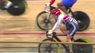 Womens Keirin Final Race  2013 UCI World Track Championships [upl. by Eimarej]