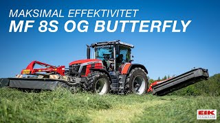 Maksimal effektivitet med MF 8S og butterfly slåmaskiner [upl. by Hairym]