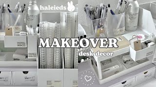 MAKEOVER 🖇️ deskdecor  minimalistic  haul shopping amp shopee etc [upl. by Goss393]