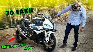 Apni New 30 Lakh ki Superbike BMW S1000RR M Sport Pro ko Modify Karwa Diya With Akrapovic Exhaust [upl. by Jaffe]