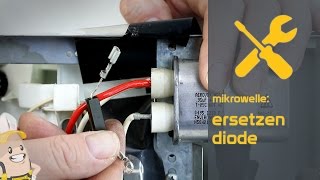 Ersetzen der Diode Ihrer Mikrowelle  Das Ersatzteilecenterde Verfahren [upl. by Sanyu]