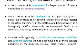 WSN architecture [upl. by Abbub575]