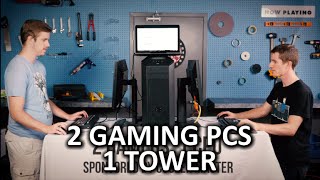 2 Gaming Rigs 1 Tower  Virtualized Gaming Build Log [upl. by Vod]