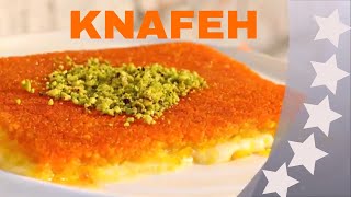 lebanese knafeh recipe كنافة [upl. by Eelaroc50]