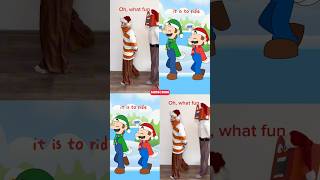 JINGLE BELLS LUIGI STYLE BUT HEACTUALLY STABS MARIO video parody of PokéSealTM [upl. by Yraeht]