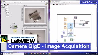 LabView Image Acquisition with GigE Camera [upl. by Bray]