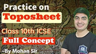 Topography Practice Set for 2025  Toposheet Class 10 ICSE [upl. by Clementia]