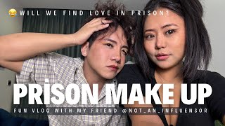 PRISON MAKE UP VLOG Epic fail but it was Fun [upl. by Atsillac410]