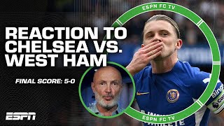 REACTION Chelsea beats West Ham by 5 👀 Im VERY pleased with them  Leboeuf  ESPN FC [upl. by Jory]