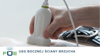 USG bocznej ściany brzucha  napinanie kresy łukowatej [upl. by Maiah54]