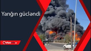 Bakıda yanğın gücləndi [upl. by Gati393]