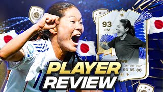 93 TOTY ICON SAWA SBC PLAYER REVIEW  FC 24 Ultimate Team [upl. by Summers]