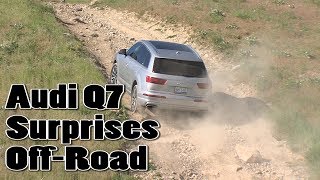 Audi Q7 Surprises OffRoad [upl. by Enimaj]