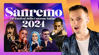 SANREMO 2024 I WATCH ALL THE PERFORMANCES Annalisa Mahmood Angelina Mango Geolier Loredana [upl. by Yenolem555]