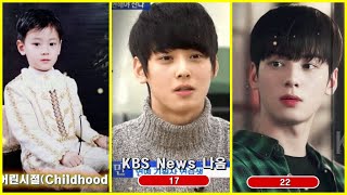 차은우 122살까지 변천사 MV Cha Eunwoo Transformation From Childhood To 22 Years Old [upl. by Yelrahs]