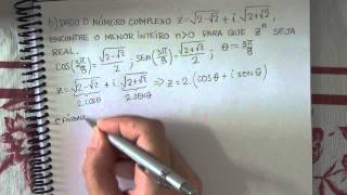 Trigonometria e Complexos  FUVEST 2015 2ª fase 4b [upl. by Stelmach]