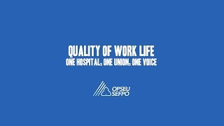 QUALITY OF WORK LIFE [upl. by Veda]