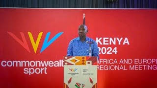 CS MURKOMENS FULL REMARKS AS HE OPENED THE COMMONWEALTH SPORT 2024 AFRICA amp EUROPE REGIONAL MEETING [upl. by Khan]