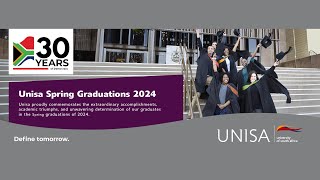 2024 Unisa Spring Graduation  18 September 2024  0900 AM Ceremony [upl. by Biondo]