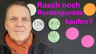 Rasch noch Rentenpunkte kaufen Freiwillige Rentenbeiträge lohnen sich 2022 besonders  mit Linklist [upl. by Lark189]