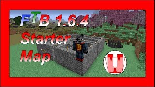 FTB 1 6 4 Direwolf20 Starter Map Tour [upl. by Lleumas]