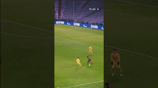 Alphonso Davies speed️ vs Barcelona 🤯⚡ Shorts [upl. by Ardnu787]