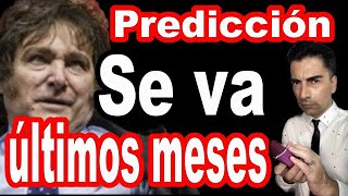 PREDICCION JAVIER MILEI RENUNCIA A LA PRESIDENCIA PERIODOS CULMINANTES Y TURBULENTOS INMINENTE FIN [upl. by Loar340]