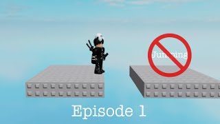 No Jumping Obby Episode 1  Roblox [upl. by Oecile]