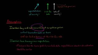 Capital Asset Pricing Model Assumptions [upl. by Addis388]