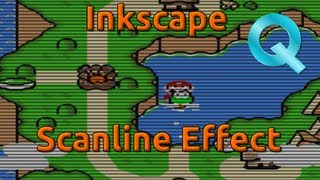 Inkscape Tutorial How to create Scanline effect [upl. by Thomasa46]