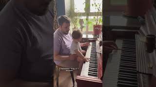 Gavriil is trying to play Jazz in his 1y 7monts Part 2 [upl. by Im]