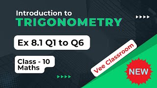 Introduction to Trigonometry Class 10 MathsPart 01Ex 81 Q1 to Q6 Chapter 8  New NCERTKannada [upl. by Tasia]