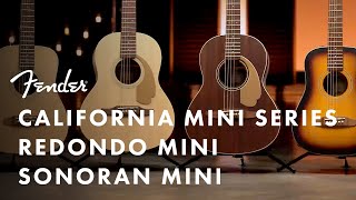 Exploring The California Mini Acoustics Series  Fender Acoustics  Fender [upl. by Nelac]