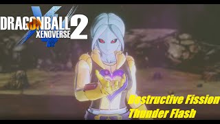 Dragon Ball Xenoverse 2 How to get Destructive Fission and Thunder Flash [upl. by Feldman839]