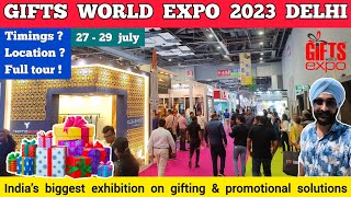 Gift expo 2023  gift expo pragati maidan 2023 delhi  Gift world expo 2023  Gifts world expo 2023 [upl. by Anayd]