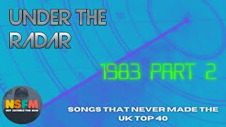 Under the Radar  Songs that never made the UK top 40 1983 Part 2 [upl. by Ahsiloc]