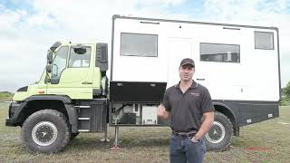 Redfoot Levelling Expedition Vehicle Installation on Unimog [upl. by Ky]