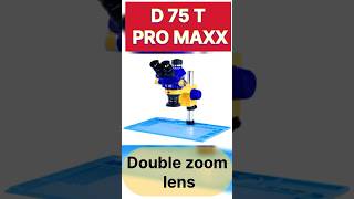 Double zoom lens wala microscope D75T pro maxxshort [upl. by Herald]