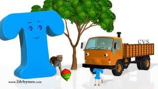 Phonics Song 4  3D Animation Nursery rhymes Phonics songs ABC songs for children [upl. by Hudis]